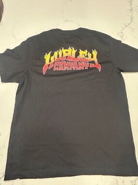 Hurley Graphic Tee with Flame Logo NWT XL